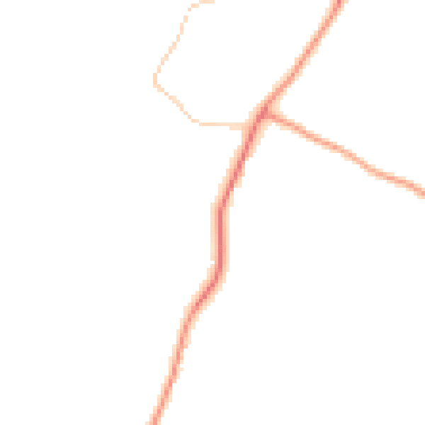 Daytime road noise heatmap for RH13 0JW