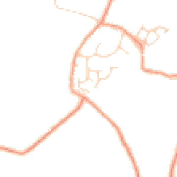 Daytime road noise heatmap for RH13 0JX
