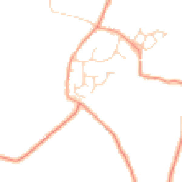 Daytime road noise heatmap for RH13 0JY