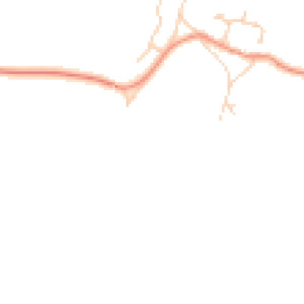 Daytime road noise heatmap for RH13 0LU