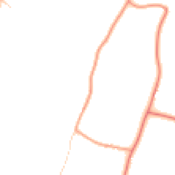 Daytime road noise heatmap for RH13 0NX