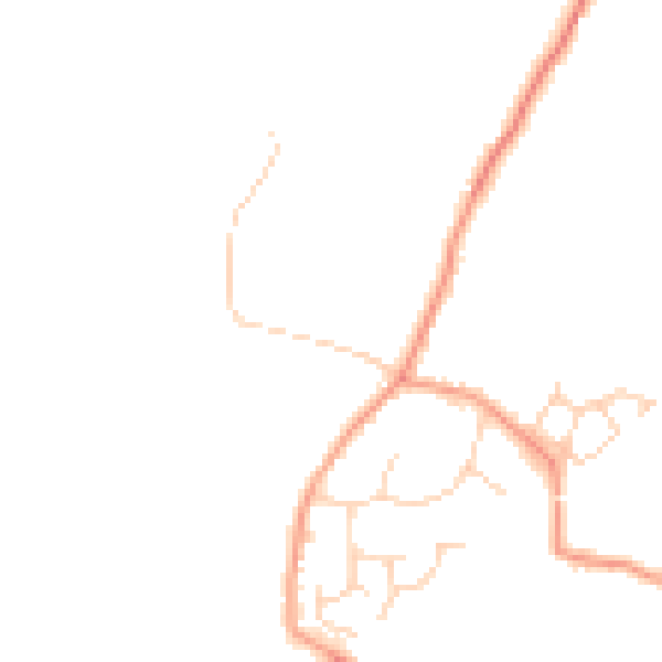 Daytime road noise heatmap for RH13 0PT