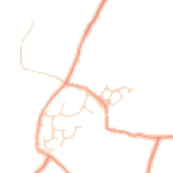 Daytime road noise heatmap for RH13 0PX