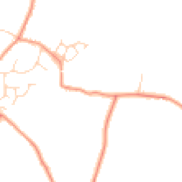 Daytime road noise heatmap for RH13 0PZ