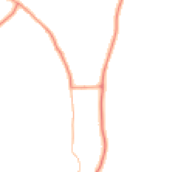 Daytime road noise heatmap for RH13 0TG