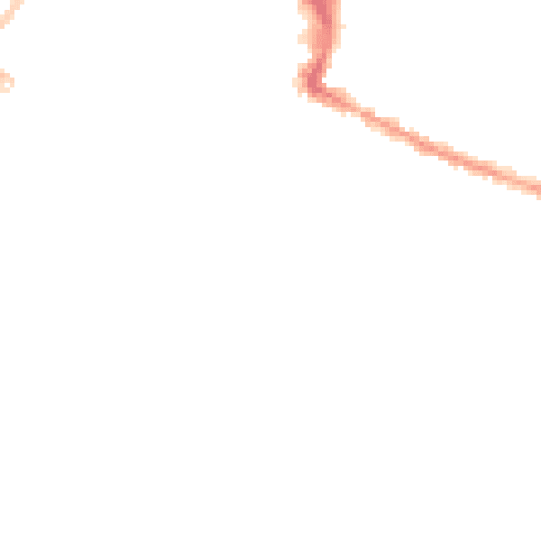 Night-time road noise heatmap for RH13 5AN