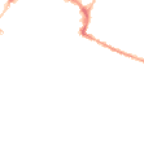 Night-time road noise heatmap for RH13 5AR