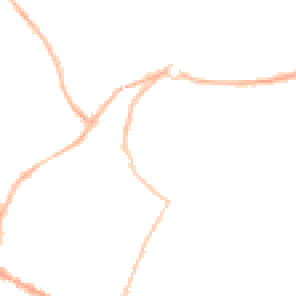 Night-time road noise heatmap for RH13 5SN