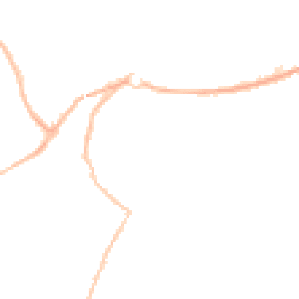 Night-time road noise heatmap for RH13 5SS