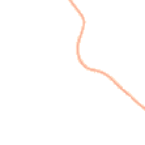 Night-time road noise heatmap for RH13 6GL