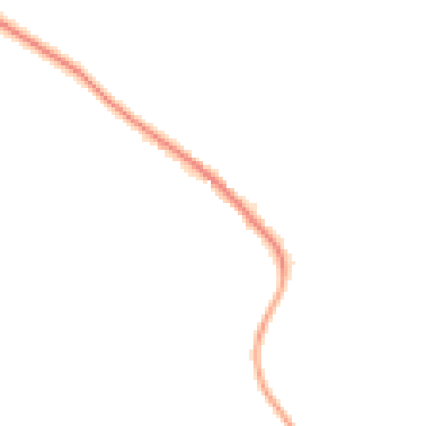 Night-time road noise heatmap for RH13 6GN