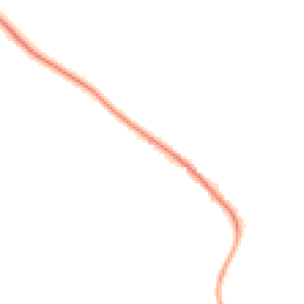 Night-time road noise heatmap for RH13 6HY