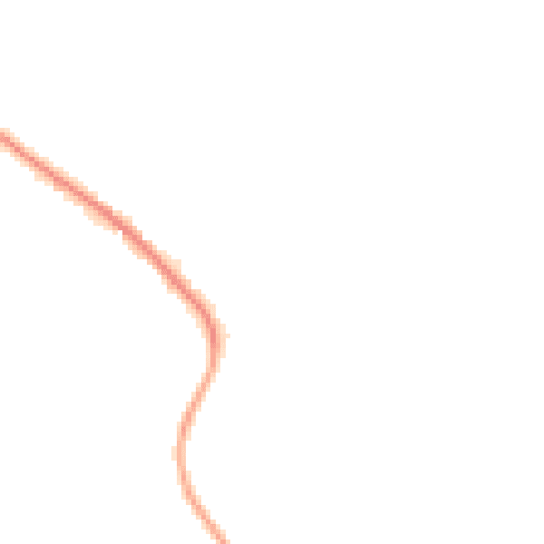 Night-time road noise heatmap for RH13 6JE