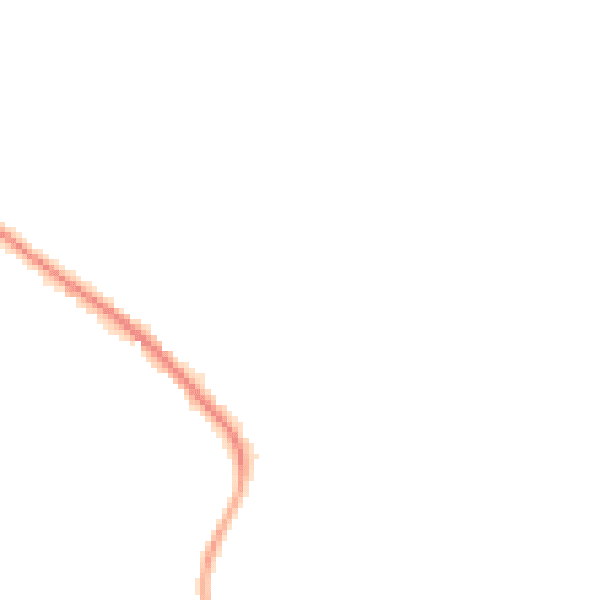 Night-time road noise heatmap for RH13 6JJ
