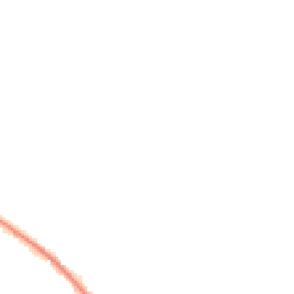 Night-time road noise heatmap for RH13 6JT