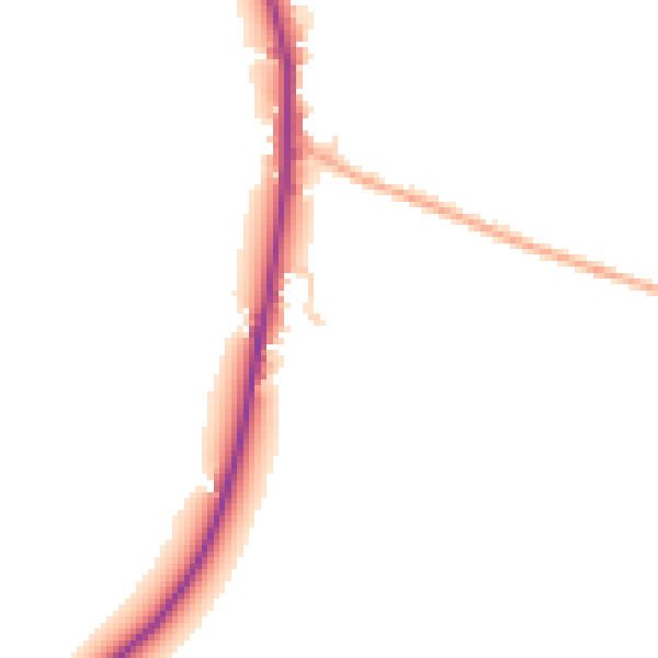 Daytime road noise heatmap for RH13 6ND