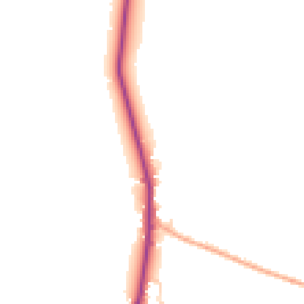 Daytime road noise heatmap for RH13 6PP