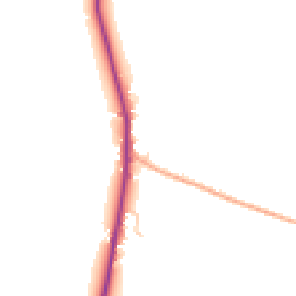 Daytime road noise heatmap for RH13 6PU