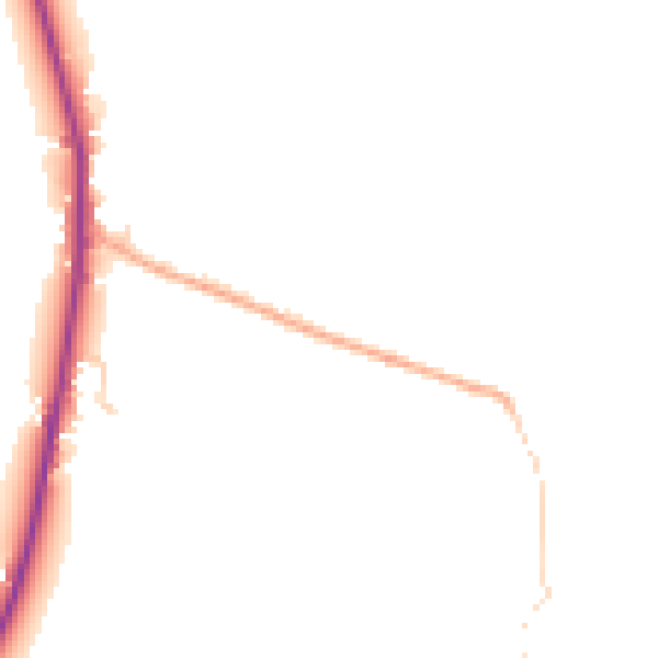 Daytime road noise heatmap for RH13 6PX