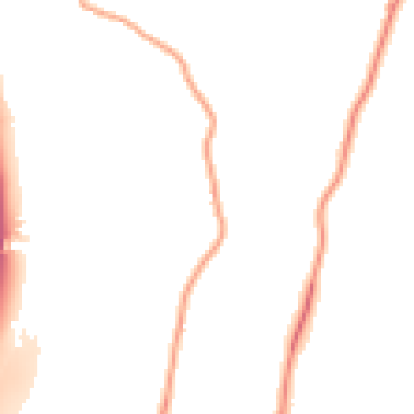 Daytime road noise heatmap for RH13 6QR