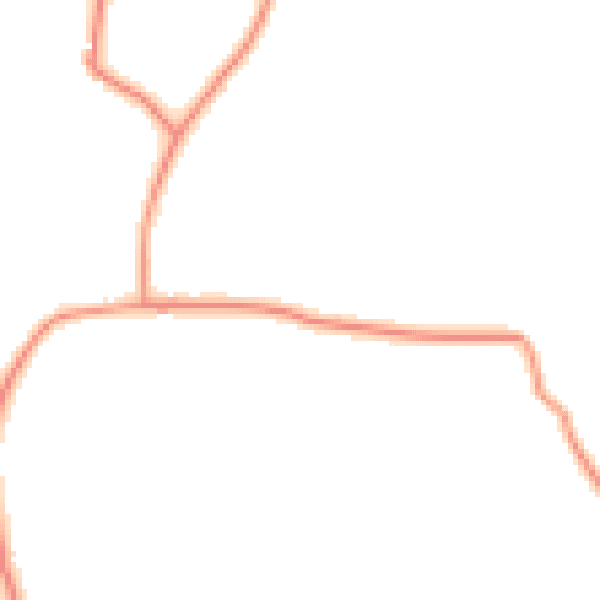 Daytime road noise heatmap for RH13 6QU