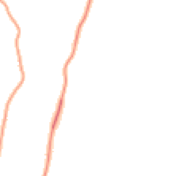 Daytime road noise heatmap for RH13 6QW