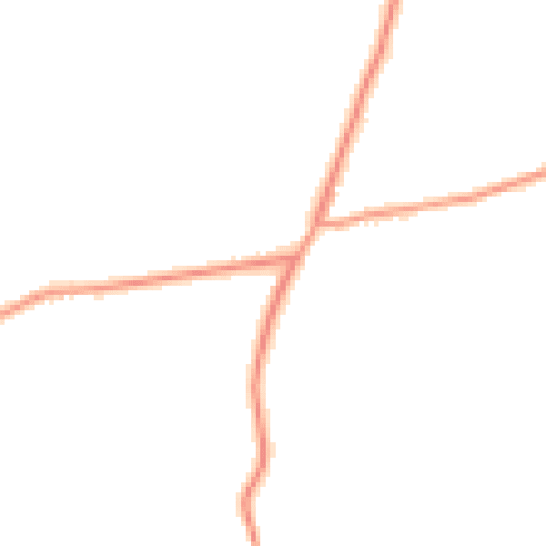 Daytime road noise heatmap for RH13 6RA