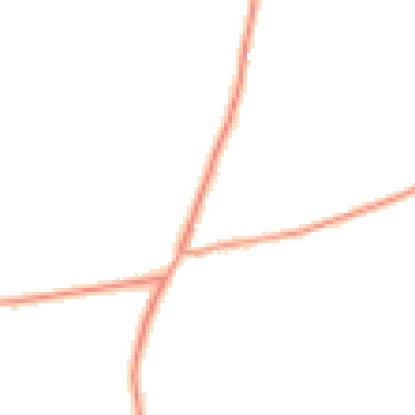 Daytime road noise heatmap for RH13 6RE