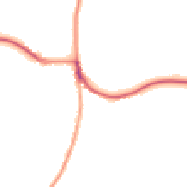 Night-time road noise heatmap for RH13 8AA