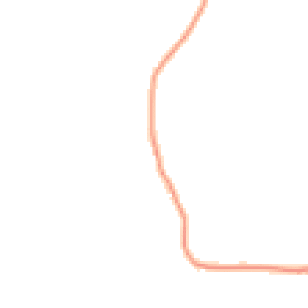 Daytime road noise heatmap for RH13 8BE