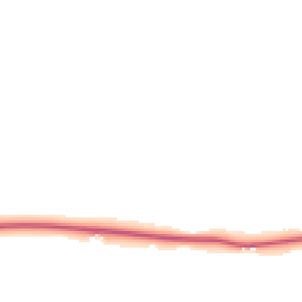 Night-time road noise heatmap for RH13 8DG