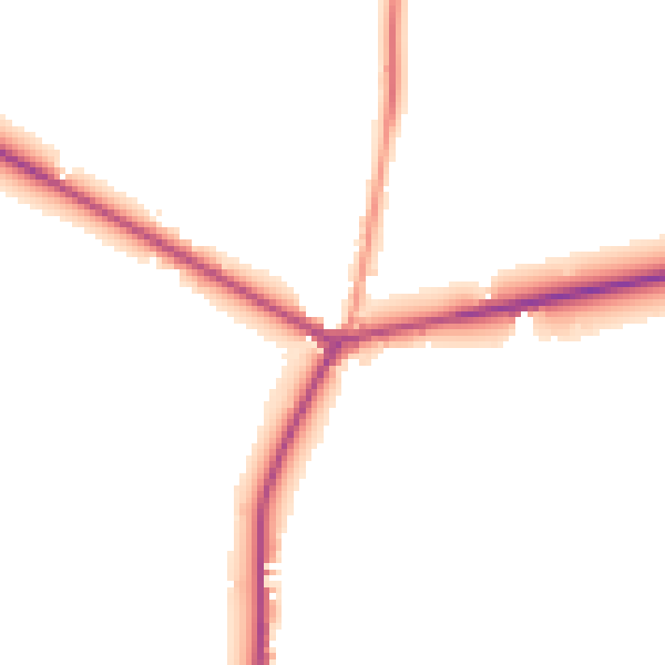 Daytime road noise heatmap for RH13 8GN