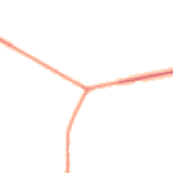 Night-time road noise heatmap for RH13 8GN
