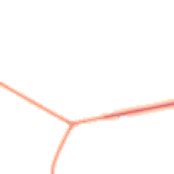 Night-time road noise heatmap for RH13 8GU