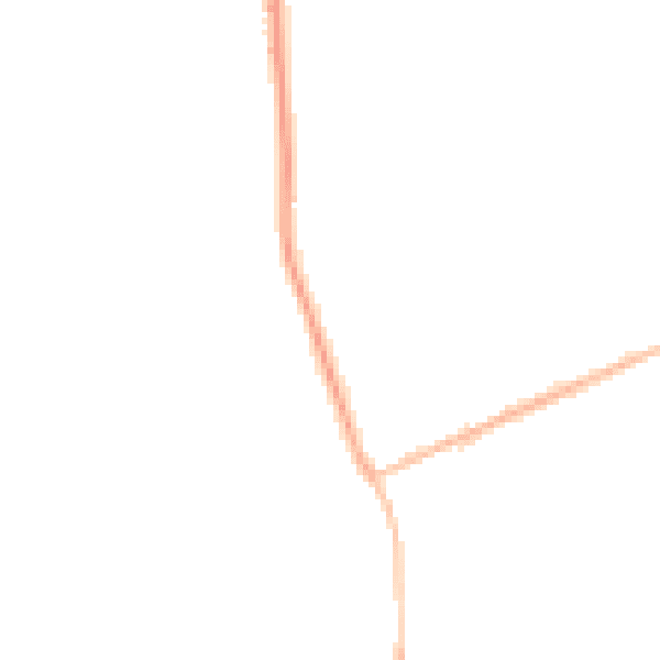 Night-time road noise heatmap for RH13 8GW
