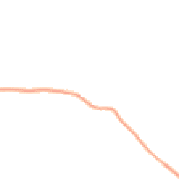 Night-time road noise heatmap for RH13 8HW