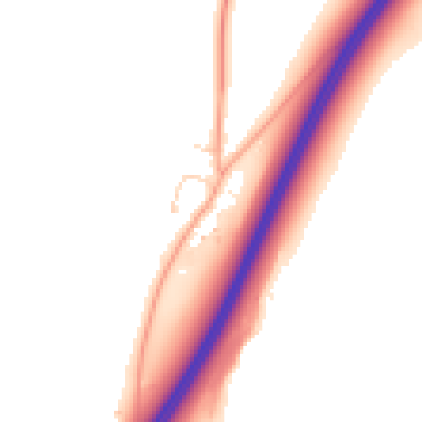 Daytime road noise heatmap for RH13 8NH