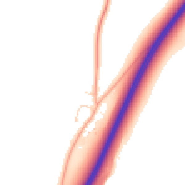 Daytime road noise heatmap for RH13 8NL