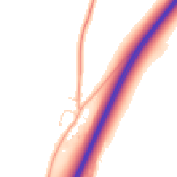 Daytime road noise heatmap for RH13 8NQ