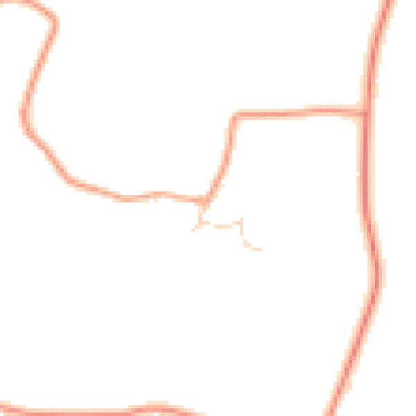 Daytime road noise heatmap for RH13 8PH
