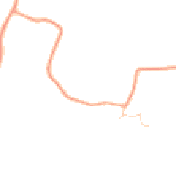 Daytime road noise heatmap for RH13 8PL