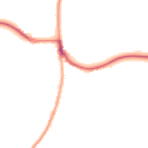 Night-time road noise heatmap for RH13 8PW