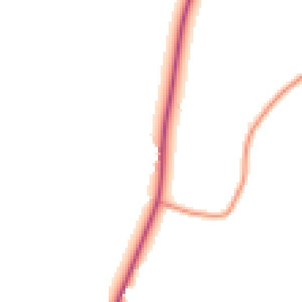 Daytime road noise heatmap for RH13 8QE