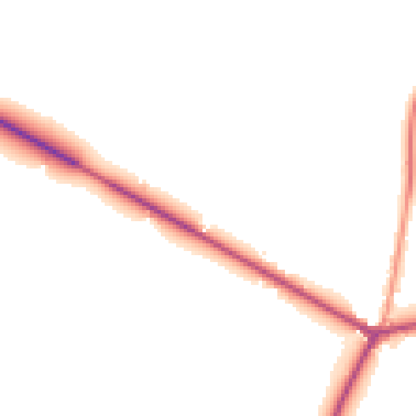 Daytime road noise heatmap for RH13 8QW