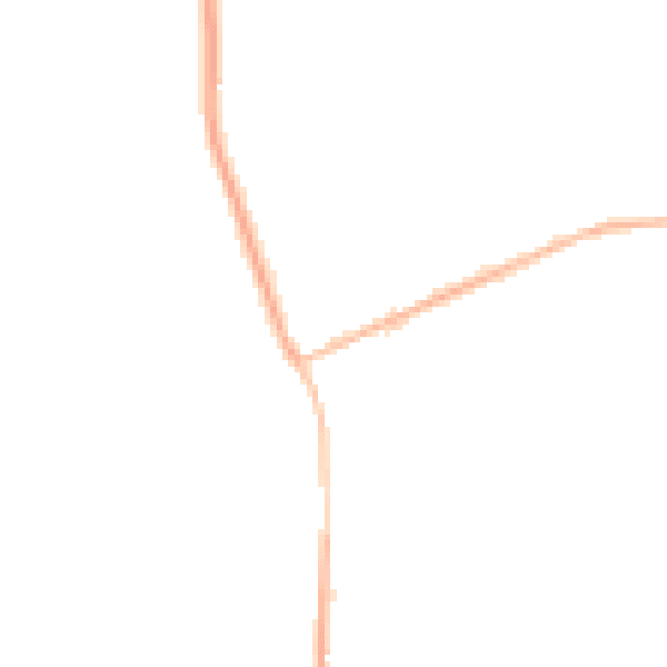Night-time road noise heatmap for RH13 8WA