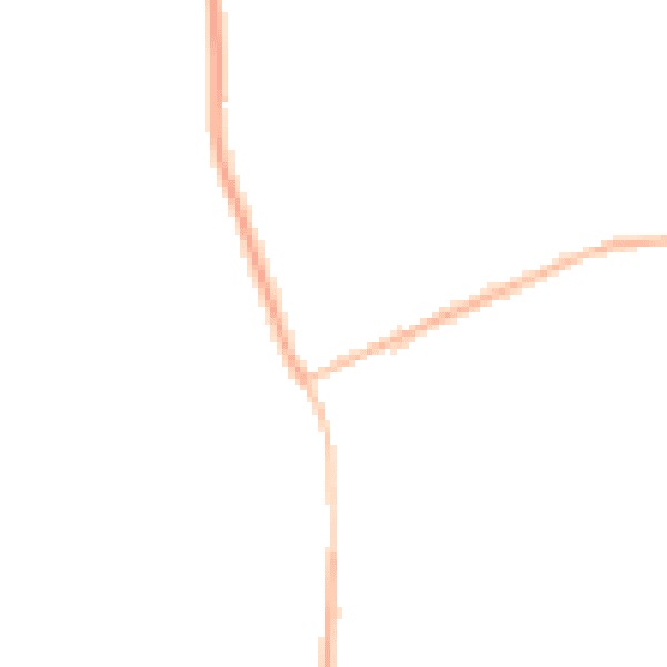 Night-time road noise heatmap for RH13 8WB