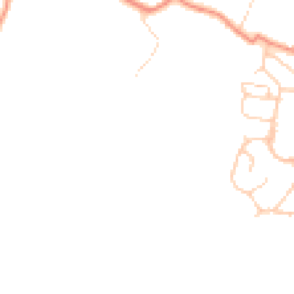 Daytime road noise heatmap for RH13 9BX