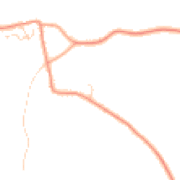 Daytime road noise heatmap for RH14 0AF