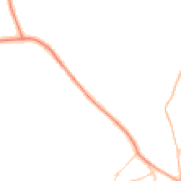 Daytime road noise heatmap for RH14 0DD
