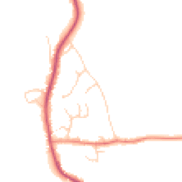 Daytime road noise heatmap for RH14 0DN